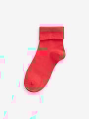 Rosa, Grün, Blau und Weiß - Umschlagsocken mit hohem Baumwollanteil im 7er-Pack - Bild 2 von 7