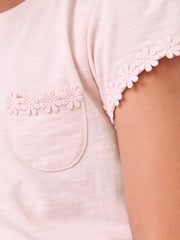 Pink Daisy Pocket T-Shirt (1.5-16yrs) - Image 3 of 4