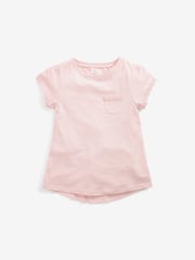 Pink Daisy Pocket T-Shirt (1.5-16yrs) - Image 4 of 4