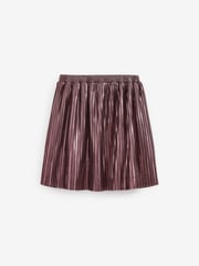 Pink Metallic Pleat Skirt (3-16yrs) - Image 6 of 8