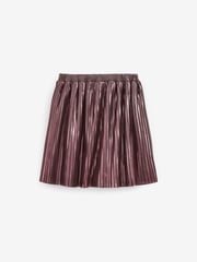 Pink Metallic Pleat Skirt (3-16yrs) - Image 7 of 8
