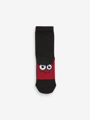 Black/ Bright Faces Cotton Rich Socks 7 Pack - Image 2 of 8