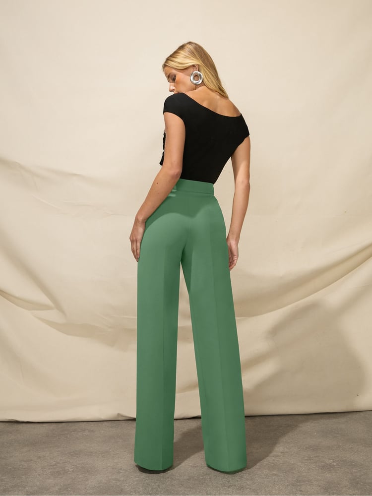Ro&Zo Green Suit Trousers - Image 2 of 5