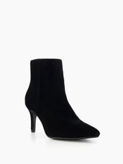 Dune London Black Obsessive 2 Mid Heel Ankle Boots - Image 4 of 6