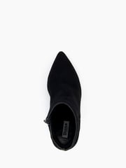 Dune London Black Obsessive 2 Mid Heel Ankle Boots - Image 6 of 6