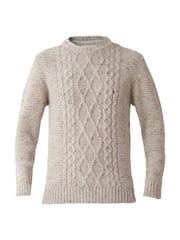 Natur - Celtic & Co. – Pullover mit Rundhalsausschnitt und Zopfmuster - Bild 2 von 3