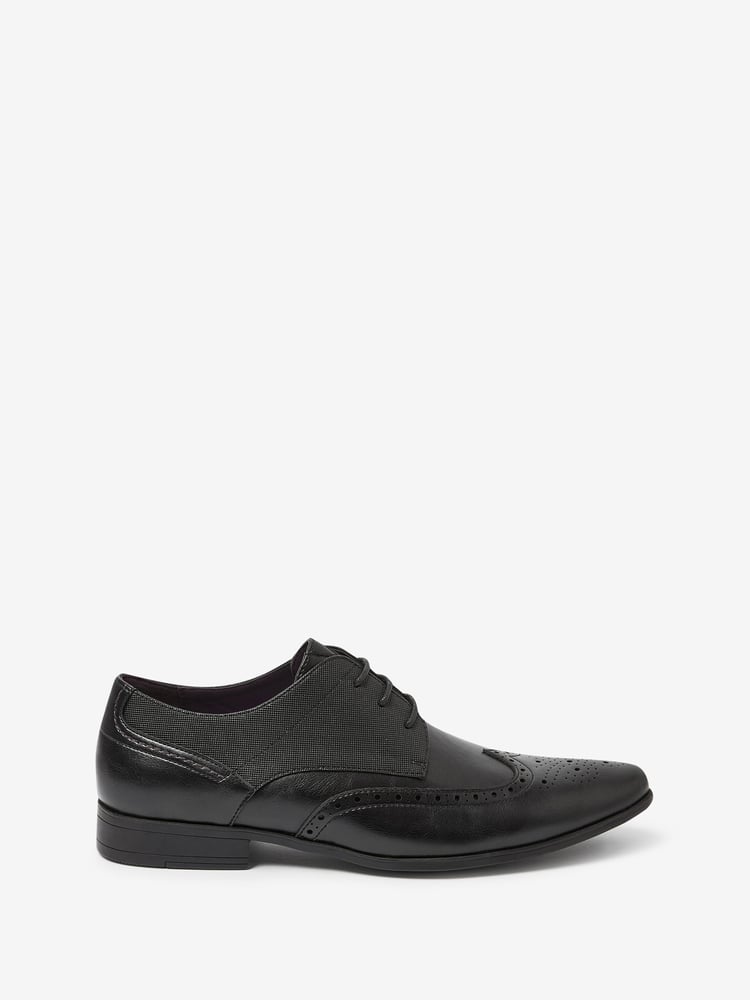 Black Brogue Shoes - Image 2 of 5