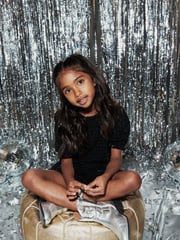Black Sequin Sparkle Jersey Dress (3-16yrs) - Image 4 of 7
