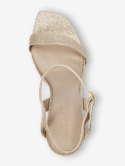 Shimmer Regular/Wide Fit Forever Comfort® Strappy Skinny Heel Sandals - Image 5 of 6