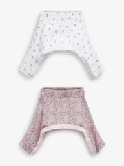 Pink Floral Baby 2 Pack Hip Dysplasia Leggings (0-3yrs) - Image 1 of 5