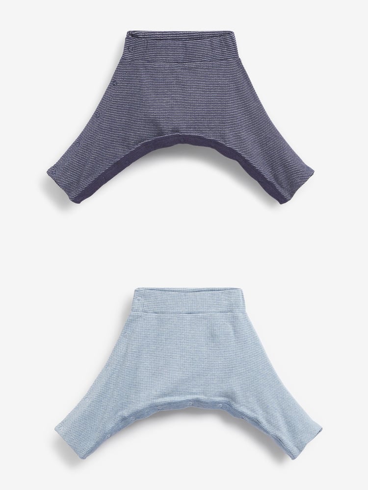 Blue Baby 2 Pack Hip Dysplasia Leggings (0-12mths) - Image 1 of 5