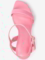 Pink Regular/Wide Fit Forever Comfort® Strappy Skinny Heel Sandals - Image 5 of 6