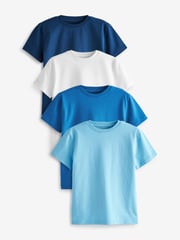 Blues Short Sleeves T-Shirts 4 Pack (3-16yrs) - Image 1 of 4