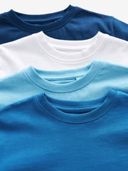 Blues Short Sleeves T-Shirts 4 Pack (3-16yrs) - Image 3 of 4