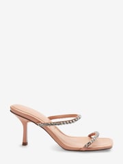 Nude Jewel Forever Comfort 2 Band Strappy Mules - Image 5 of 8
