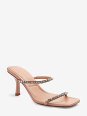 Nude Jewel Forever Comfort 2 Band Strappy Mules - Image 6 of 8
