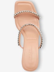 Nude Jewel Forever Comfort 2 Band Strappy Mules - Image 8 of 8