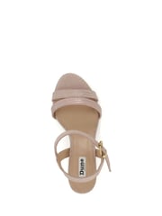 Dune London Gold Wide Fit Merisa Block Heel Sandals - Image 6 of 8