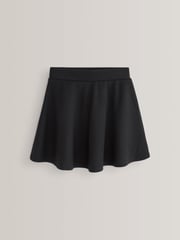 Black 2 Pack Pull-On Jersey Stretch School Skater Skirts (3-17yrs) - Image 2 of 4