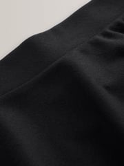 Black 2 Pack Pull-On Jersey Stretch School Skater Skirts (3-17yrs) - Image 4 of 4