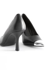 Black Forever Comfort® Metallic Toe Court Shoes - Image 5 of 7