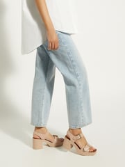 Dune London Pink Jenies Buckle Platform Sandals - Image 1 of 6