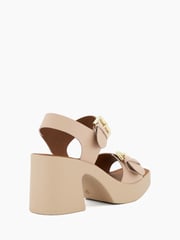 Dune London Pink Jenies Buckle Platform Sandals - Image 5 of 6