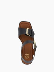 Dune London Black Jenies Buckle Platform Sandals - Image 6 of 6