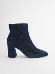 Navy Forever Comfort® With Motionflex Square Toe Ankle Boots - Image 2 of 5