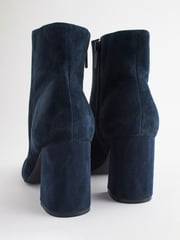 Navy Forever Comfort® With Motionflex Square Toe Ankle Boots - Image 3 of 5