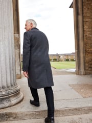 Grey Signature Italian Wool Rich Epsom Overcoat With Cashmere - Image 2 of 7