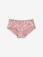 Pink/Cream Animal Print Hipster Briefs 7 Pack (2-16yrs) - Image 2 of 3