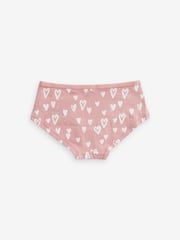 Pink/Cream Animal Print Hipster Briefs 7 Pack (2-16yrs) - Image 3 of 3