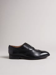 Ted Baker Black Formal Leather Amaiss Brogue Shoes - Image 1 of 5