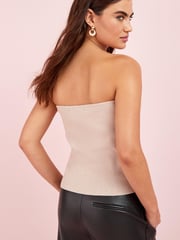 Blush Pink Sparkle Bandeau Boobtube - Image 3 of 5
