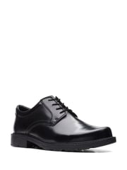 Clarks Black Standard Fit (G) Leather Kerton Lace Shoes - Image 3 of 7