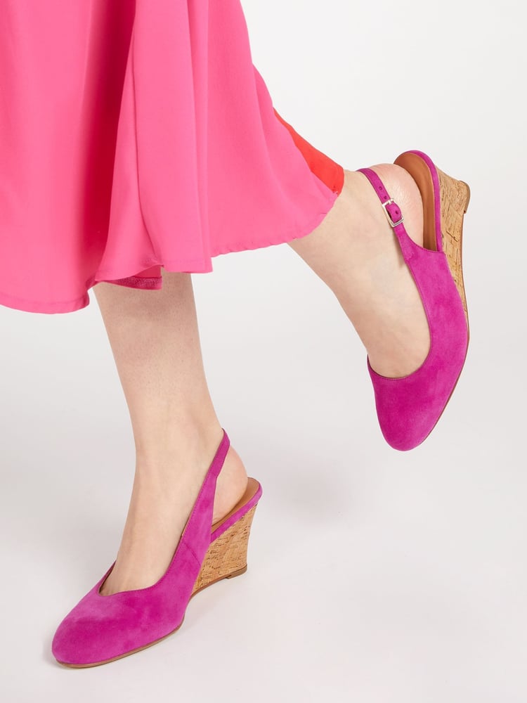 Jones Bootmaker Zahra Leather Wedges - Image 1 of 6
