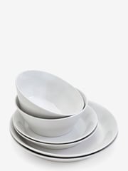 12 Piece White Garda Tapered Dinner Set - Image 5 of 5