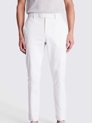 MOSS White Slim Chino Trousers - Image 1 of 4