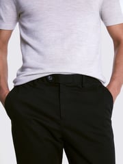 MOSS Black Slim Chino Trousers - Image 4 of 5