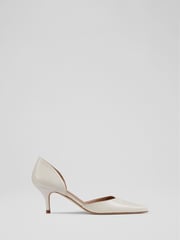 LK Bennett Natural Harley Leather D'orsay Courts - Image 1 of 4