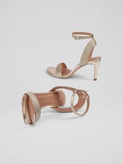 LK Bennett Metallic Ivette Rope Sandals - Image 3 of 4