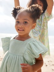 Mint Green Shimmer Party Dress (3mths-8yrs) - Image 4 of 7