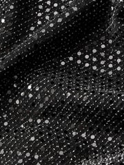 Black Flared Sequin Trousers - Image 6 of 6