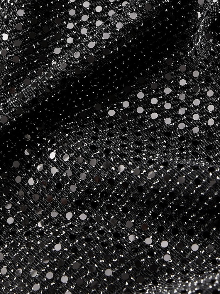 Black Flared Sequin Trousers - Image 6 of 6