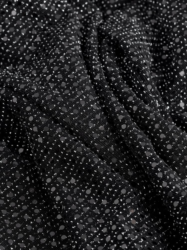 Black Sequin Mini Dress - Image 6 of 6