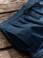 Navy Blue Utility Swim Shorts - Image 9 of 12