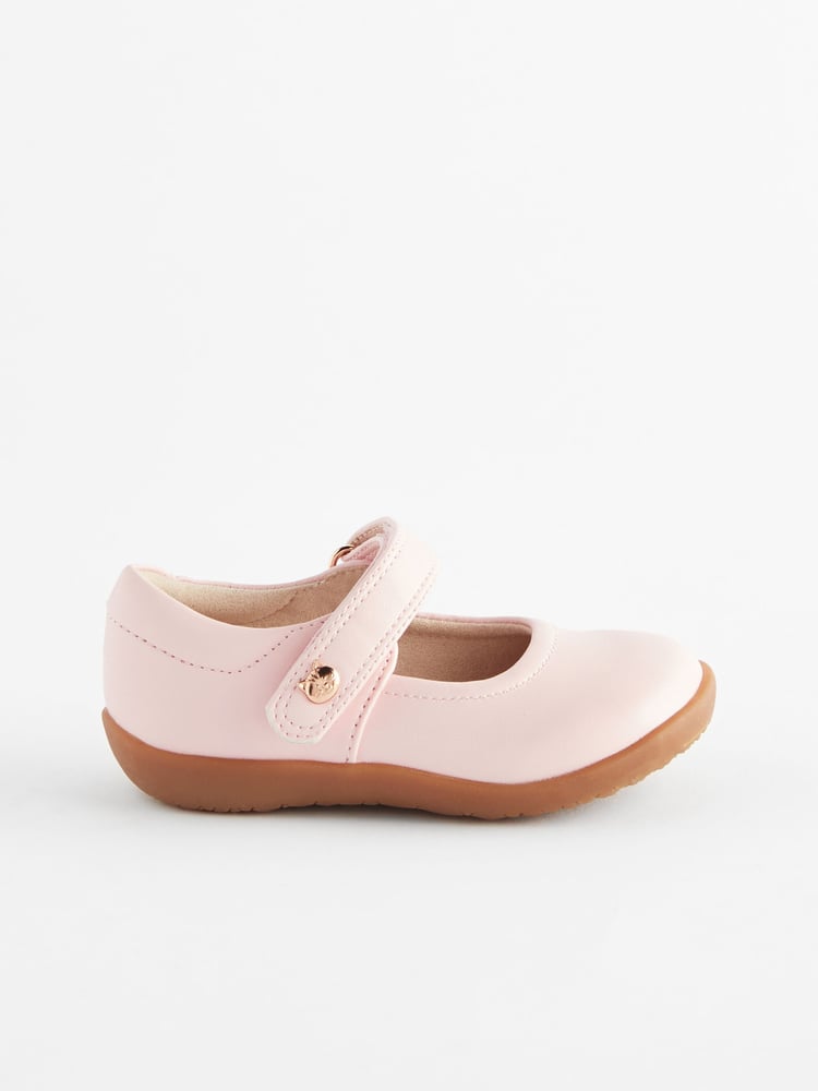 Pink Standard Fit (F) First Walker Mary Jane Shoes - Image 2 of 6