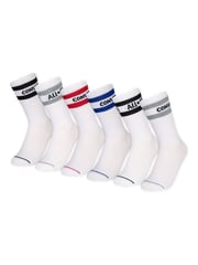 Converse White Crew Sock 6 Pack - Image 1 of 1
