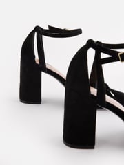 Black Forever Comfort® Cut-Out Block Heel Shoes - Image 4 of 5